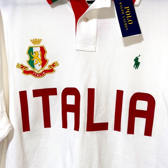 NWT✨Polo Ralph Lauren Italia Polo ShortSleeve Rare - Picture 2 of 12
